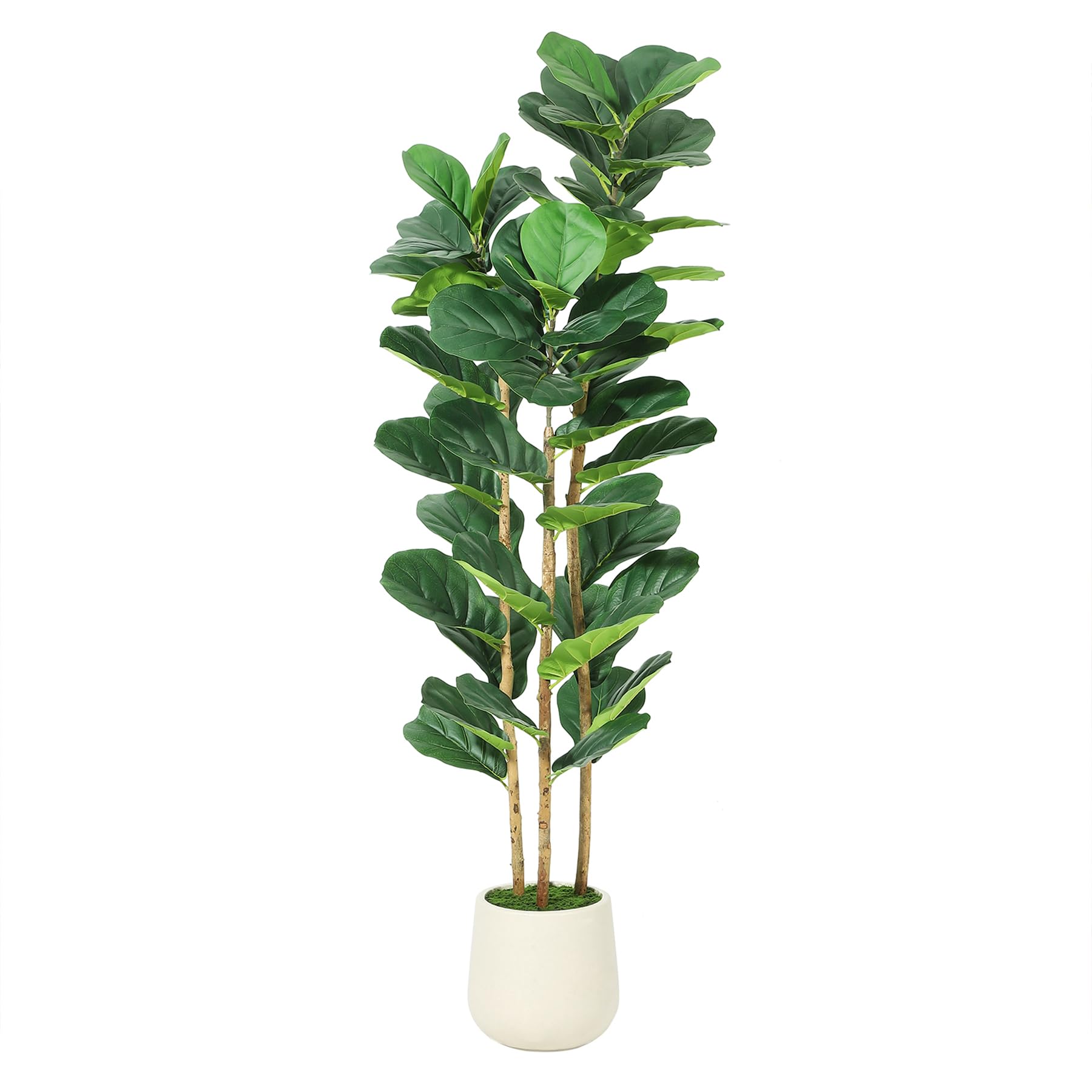 Artificial Fiddle Leaf Fig Tre - огляд і ціна Rubber Plant Ficus