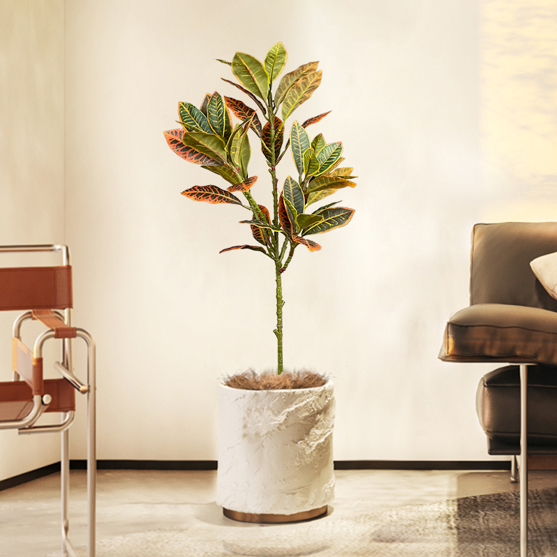 120cm Large Fake Ficus Tree Ar - огляд і ціна Rubber Plant Ficus