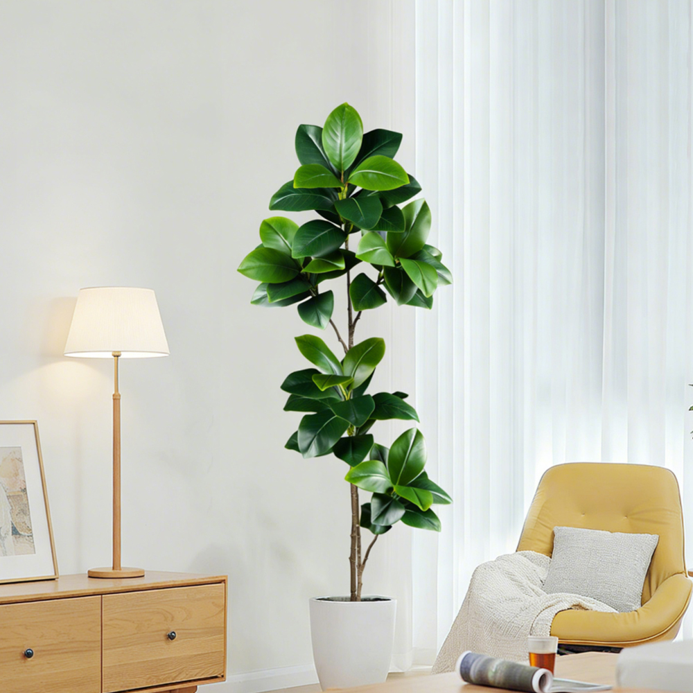 74-140cm Artificial Rubber Tre - огляд і ціна Rubber Plant Ficus