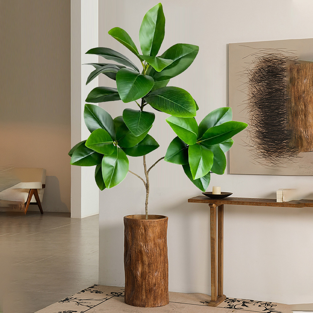 74-140cm Artificial Rubber Tre - огляд і ціна Rubber Plant Ficus