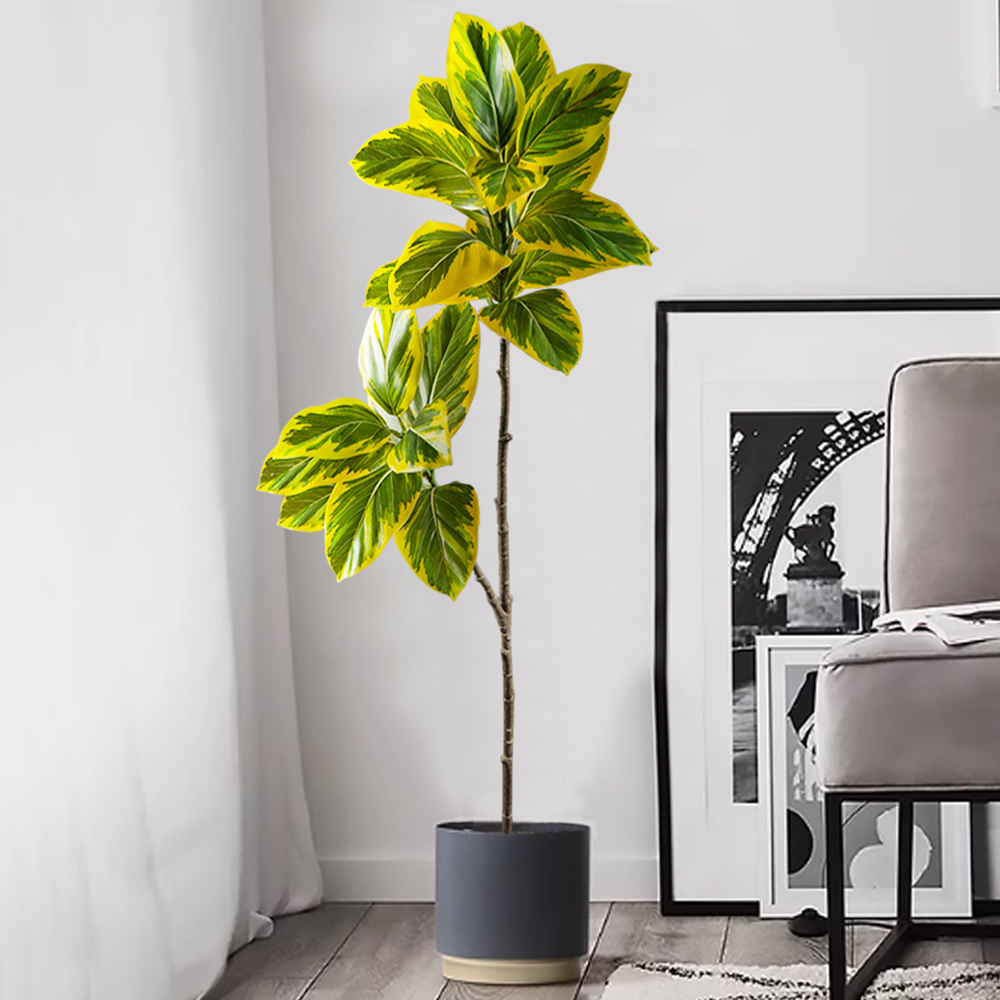 70-130cm Artificial Banyan Tre - огляд і ціна Rubber Plant Ficus