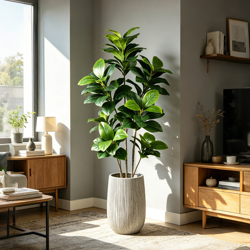 74-140cm Large Artificial Bany - огляд і ціна Rubber Plant Ficus